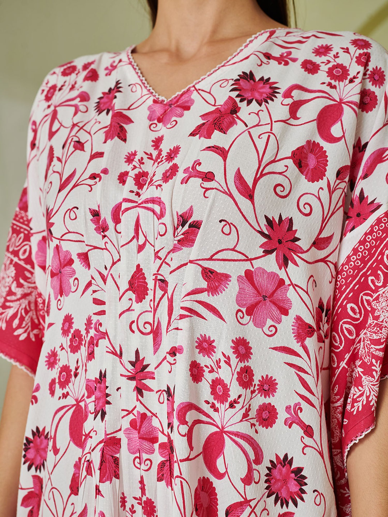 Dusk Attire Pink Clara Kaftan