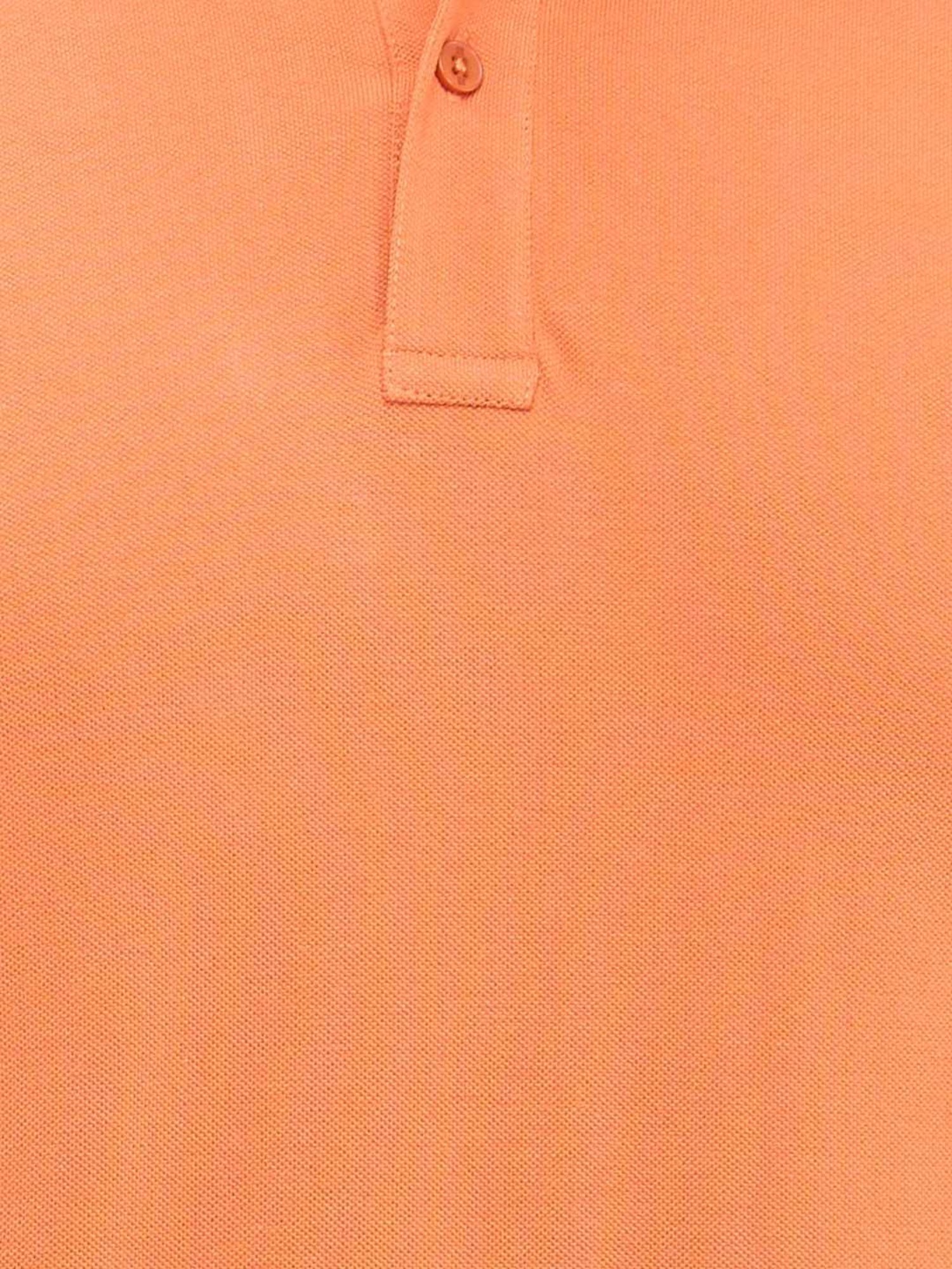 Raymond Orange Slim Fit Polo T-Shirt