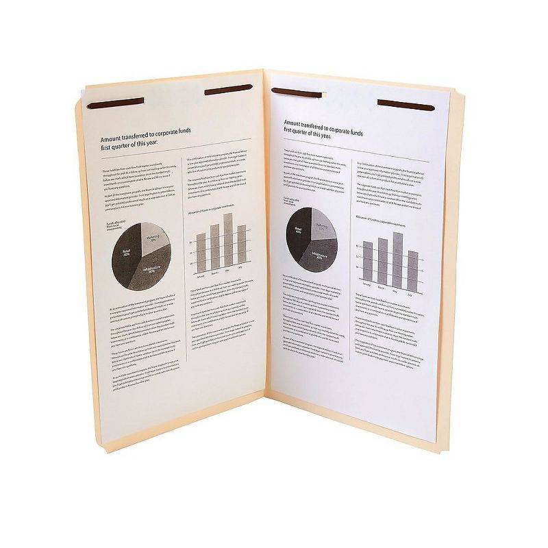 Staples Reinforced Classification Folders Legal Size Manila 50/Box (18699) 812377