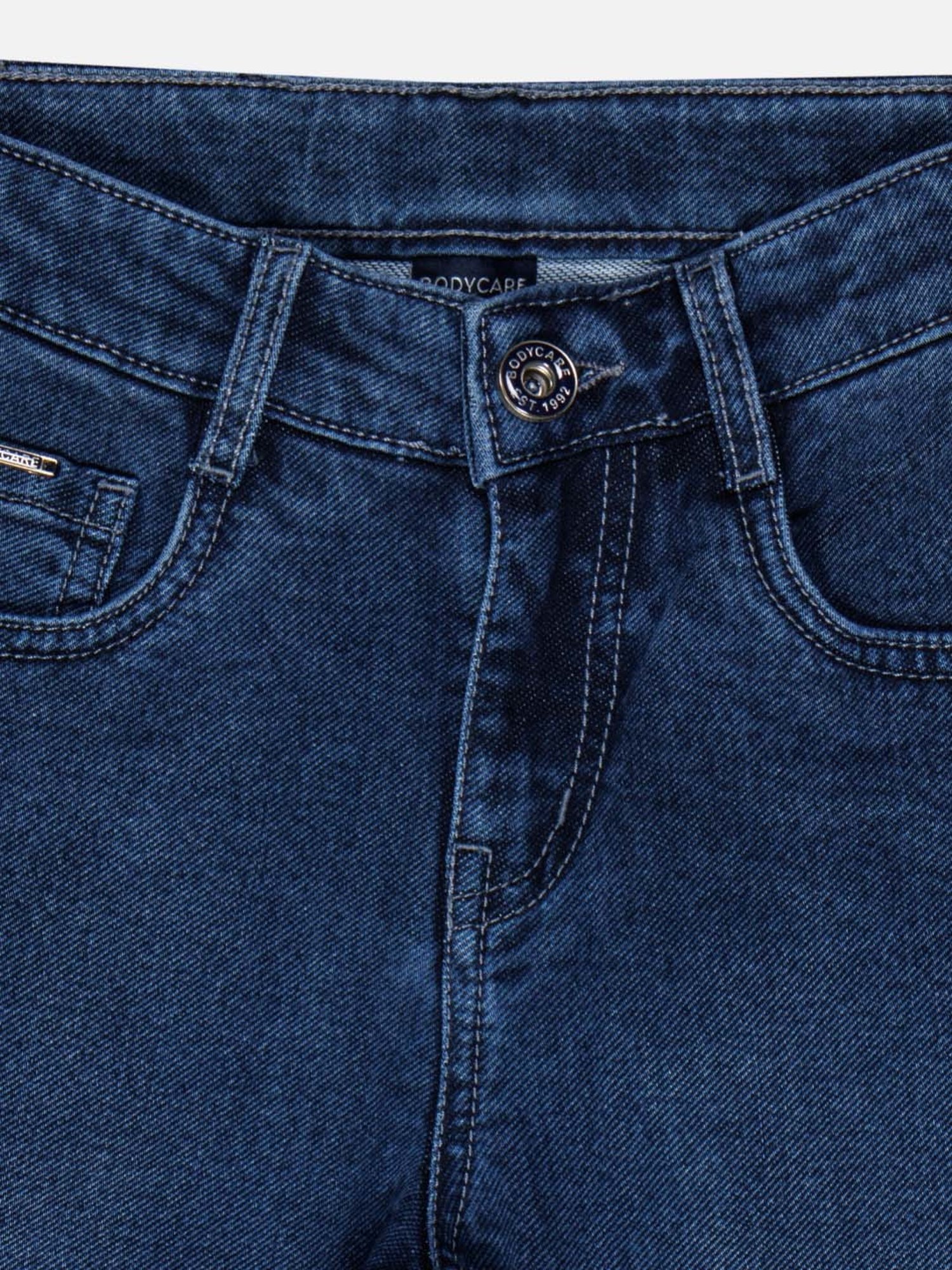 Bodycare Boys Blue Cotton Regular Fit Jeans