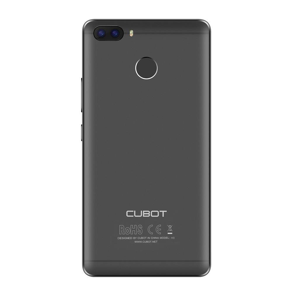Unlocked Cell Phone CUBOT H3 4G Smartphone 5.0 inch Android 7.0 MTK6737 1.3GHz Quad Core 3GB RAM 32GB ROM 6000mAh Battery 13.0MP + 0.3MP Rear Cameras Touch Sensor