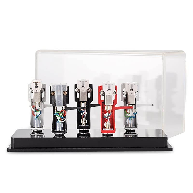 Headshell Cartridge Keeper Phono Shell Case Acrylic Box Turntable Record Player Stylus Holder Rectangle