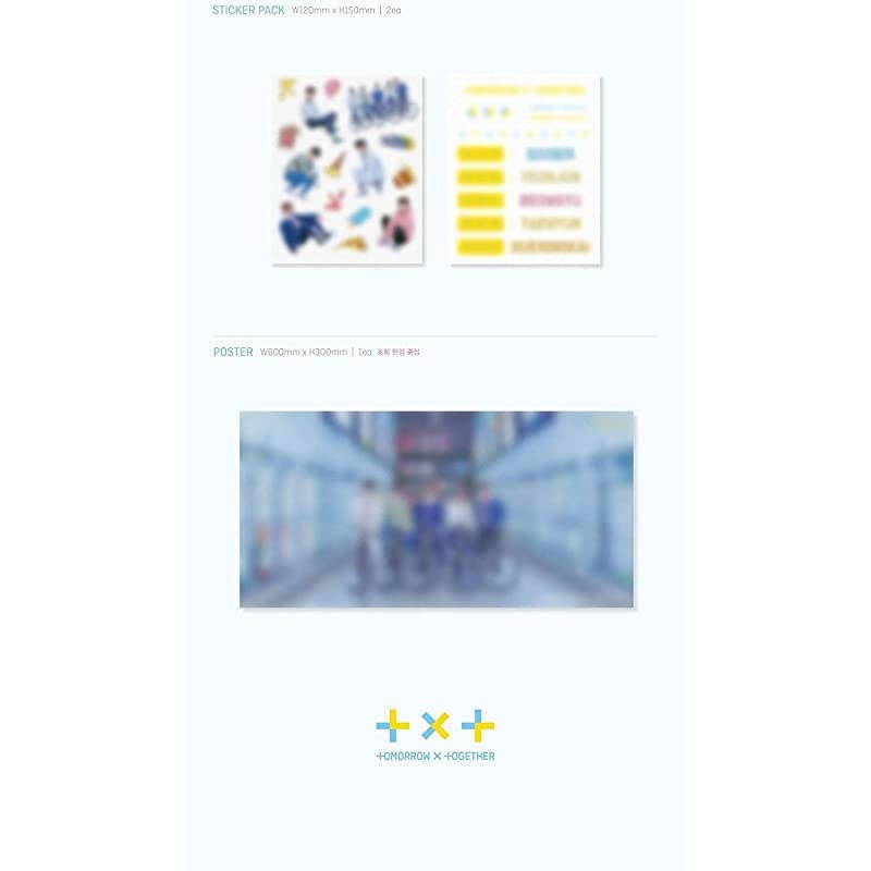 TXT Tomorrow X Together THE DREAM CHAPTER STAR Debut Album 1CD+Photobook+2Photocards+1Transparent Photocard+Sticker Pack+Folded Poster+Extra Photocards Set