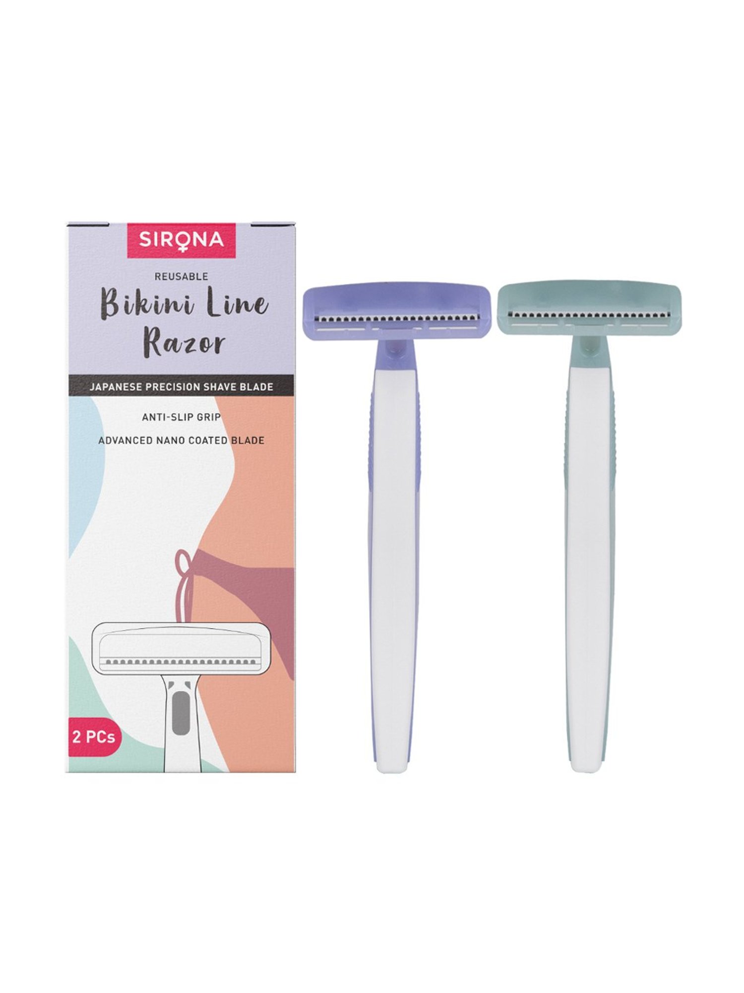 FEATHER Flamingo Eyebrow, Face, Nape Razor - 3 Piece - 150 gm