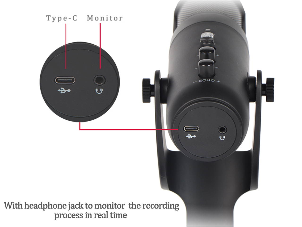 RGB ambient light Condenser Microphone with Professional Sound Chipset for Lives treaming/GamingRecording/Voice Over USB Condenser Microphone for PC, PS4 and Mac(adjustable RGB dynamic light effect)