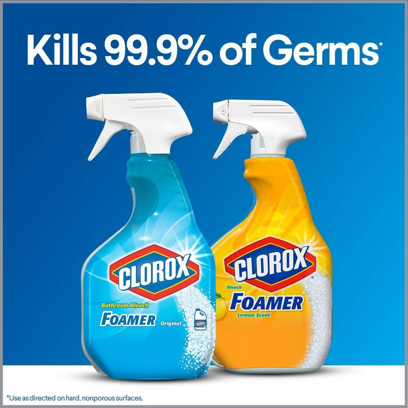 Clorox Bathroom Foamer with Bleach Spray Bottle Original - 30oz