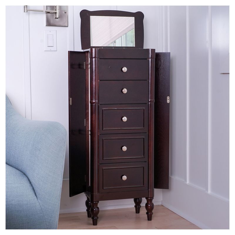 Ella Jewelry Armoire Espresso - Hives & Honey