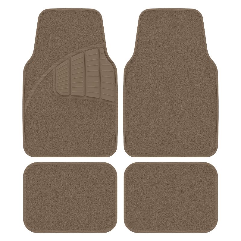 Rubbermaid 4pk Carpet Floor Mats Tan