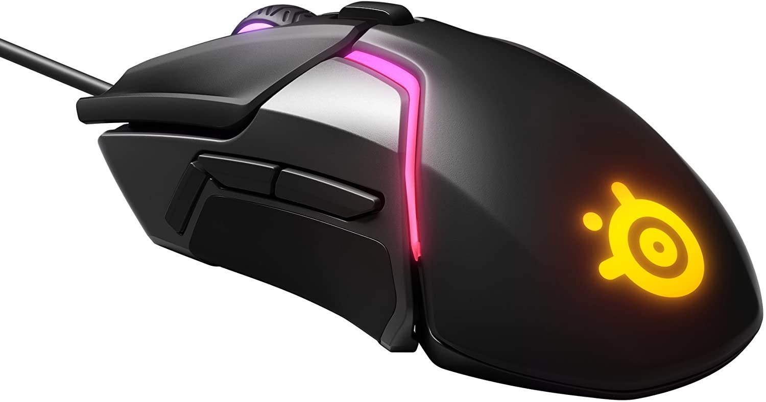 SteelSeries Rival 600 Gaming Mouse - 12000 CPI TrueMove3Plus Dual Optical Sensor - 0.5 Lift-off Distance - Weight System - RGB Lighting