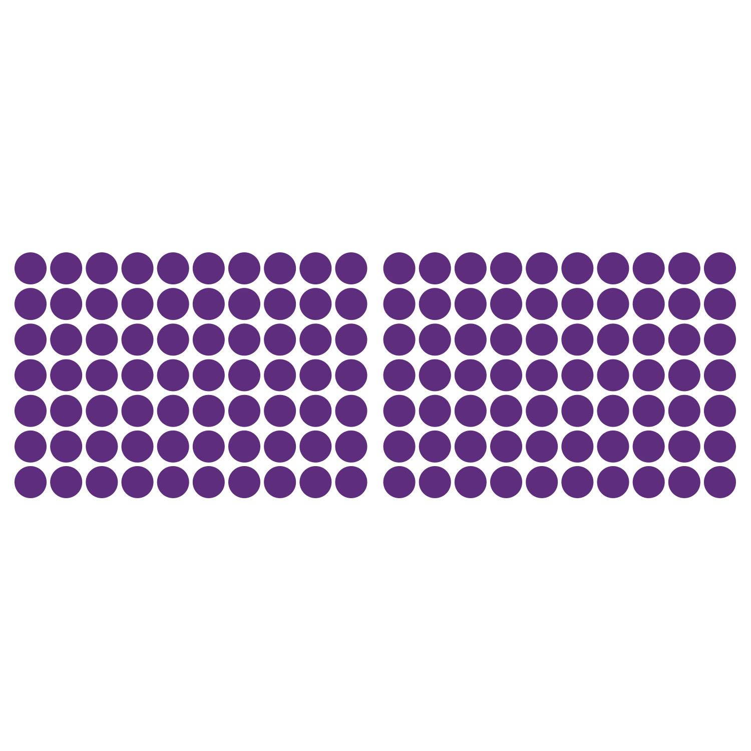 LiteMark 2 Inch Orange Dot Decals - Pack of 80