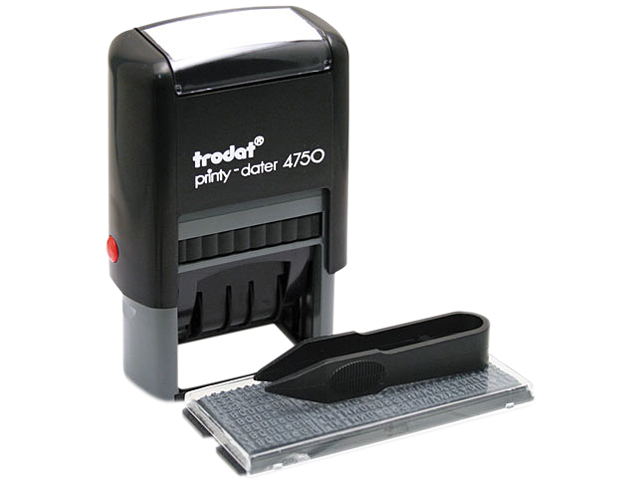 Trodat 5916 Self-Inking Do It Yourself Message Dater, 3/4 x 1 7/8