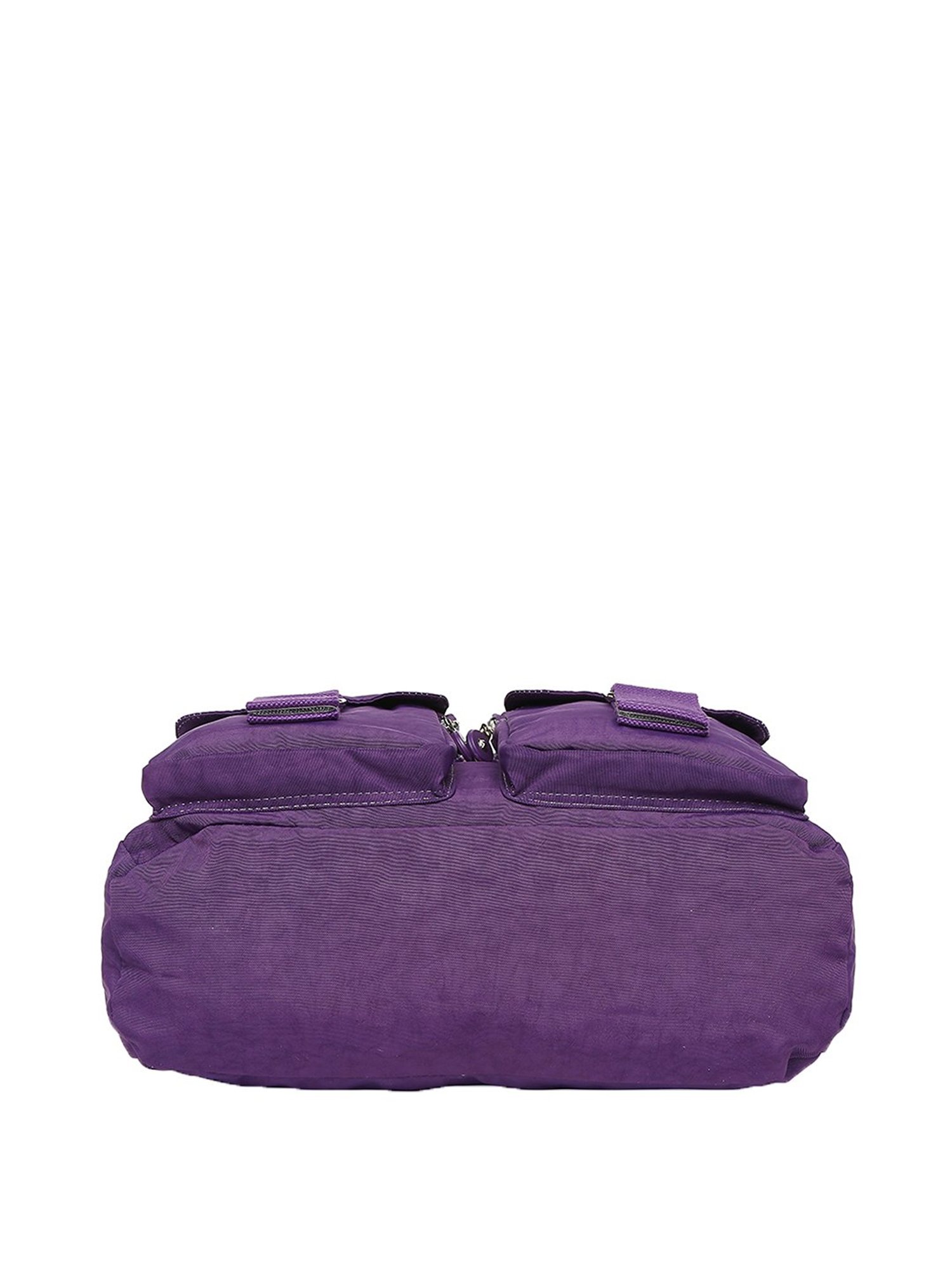 Baomi Purple Solid Medium Shoulder Bag