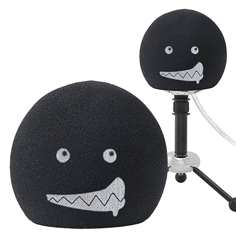 Blue Snowball Pop Filter - Customizing Microphone Windscreen Foam Cover for Improve Blue Snowball iCE Mic Audio Quality (Mouth)