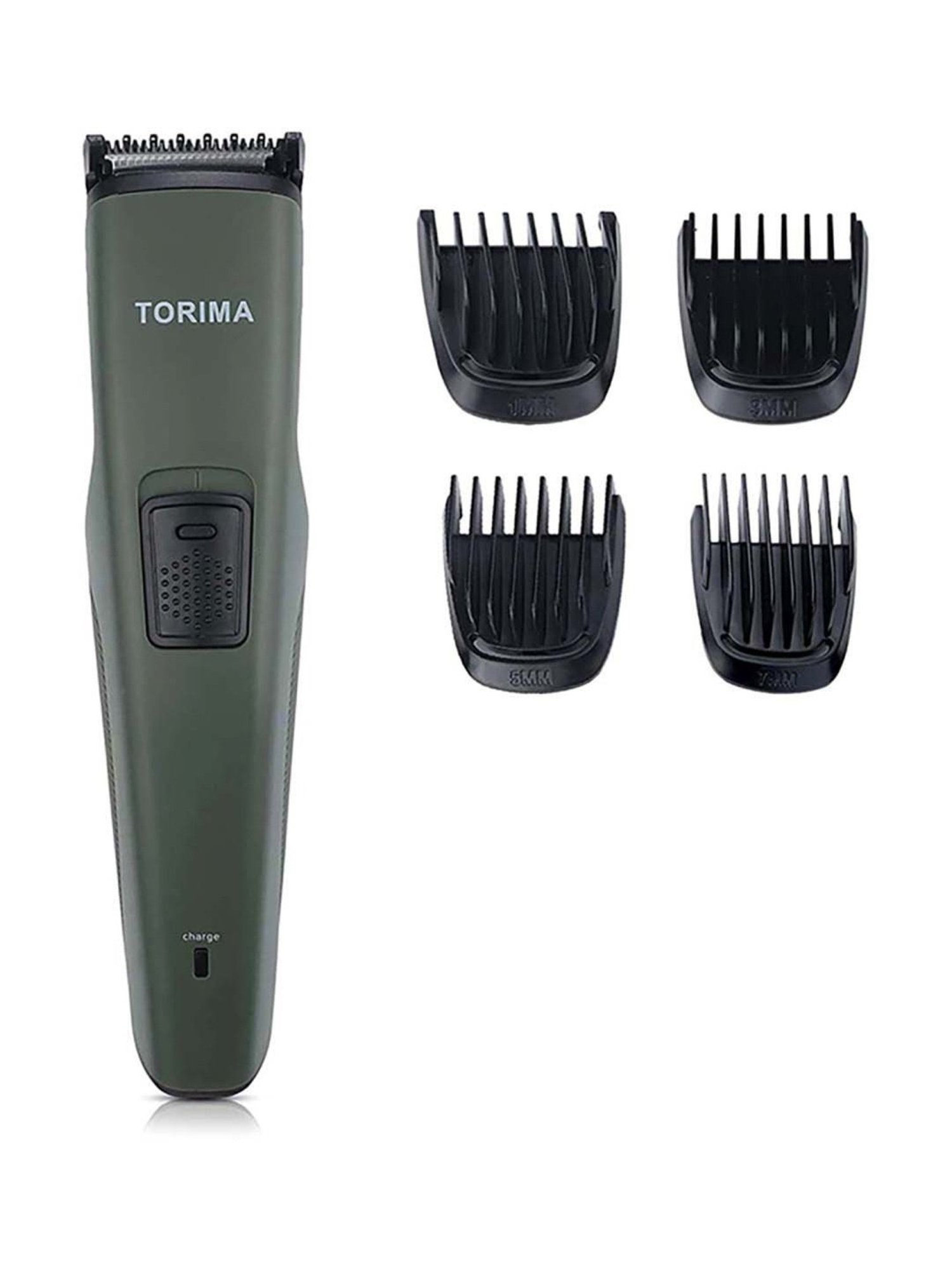 Torima PR-143 Cordless Rechargeable Beard Trimmer - 60 Min Runtime (Green)