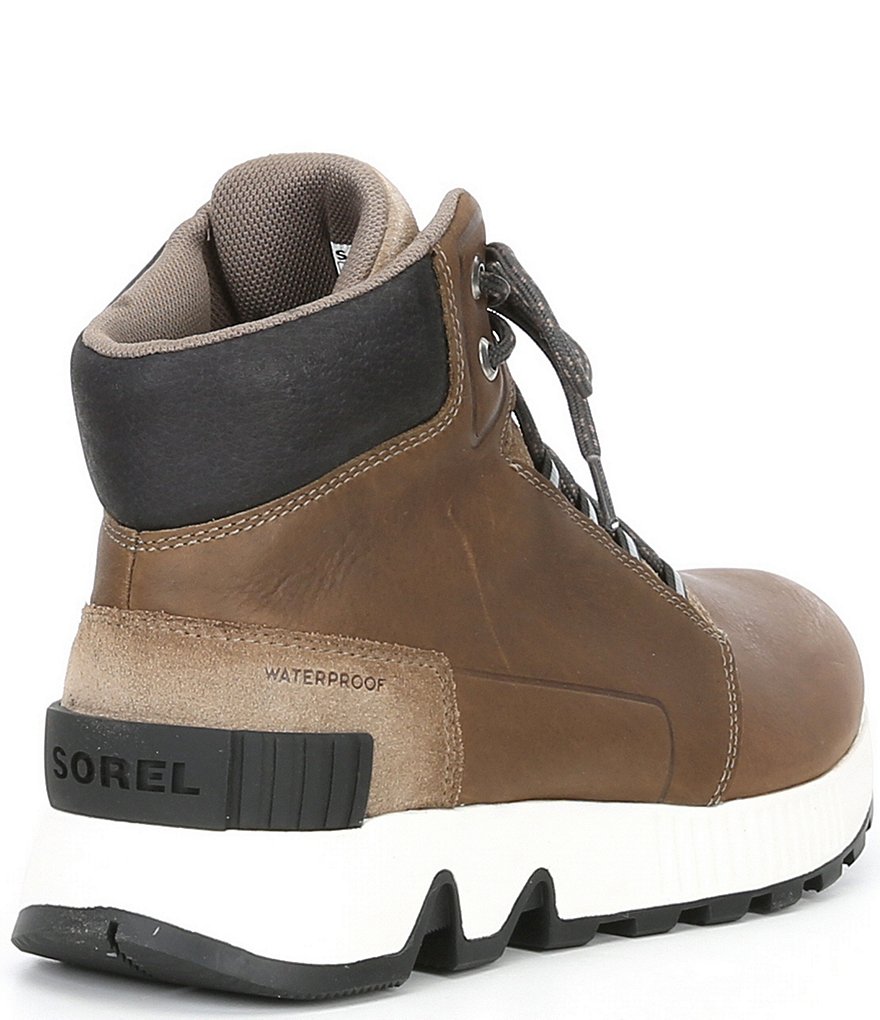 Sorel Men's Mac Hill Mid Leather Suede Lace-Up Waterproof Boots