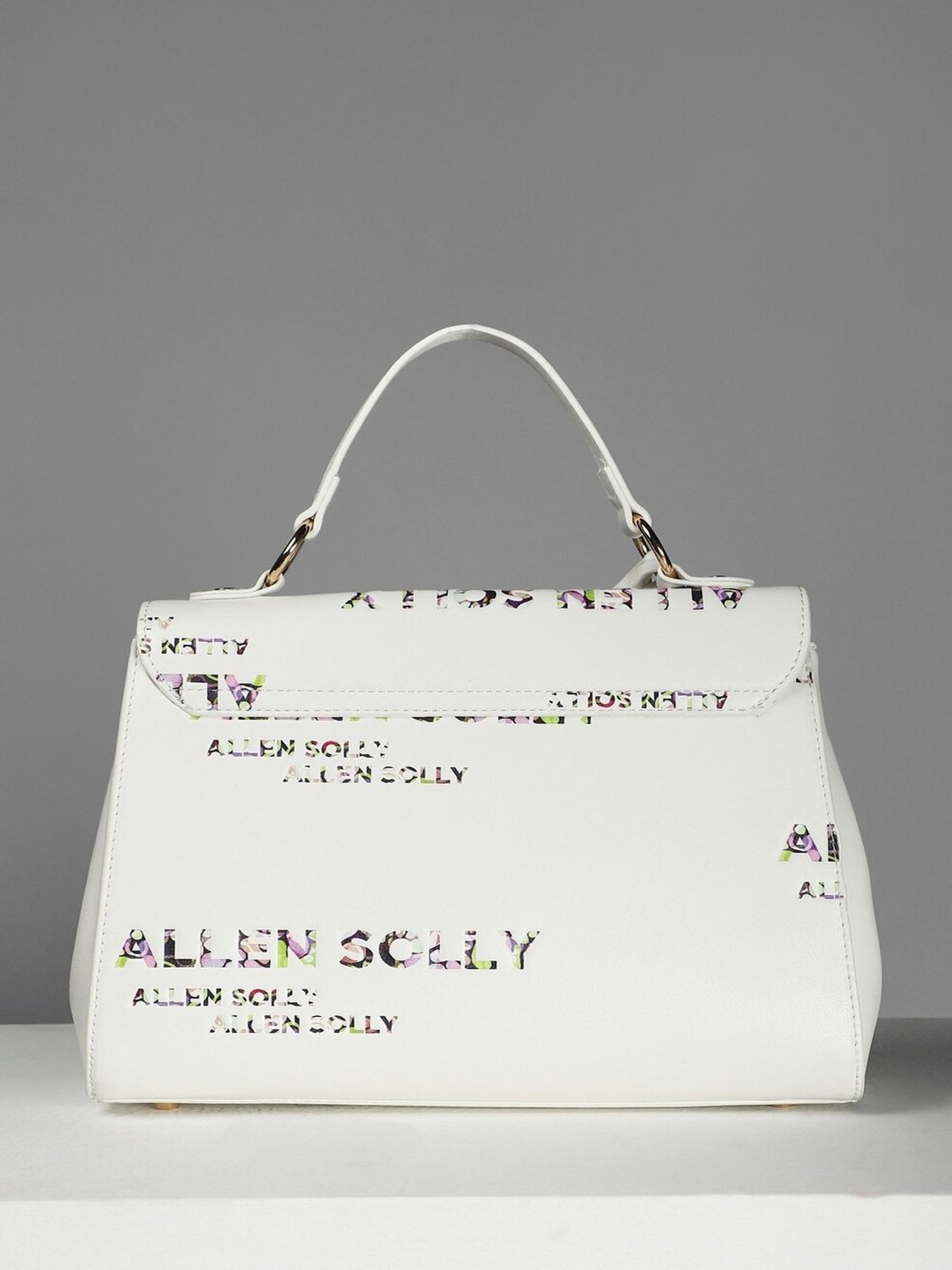 Allen Solly Multicolor Logo Medium Handbag