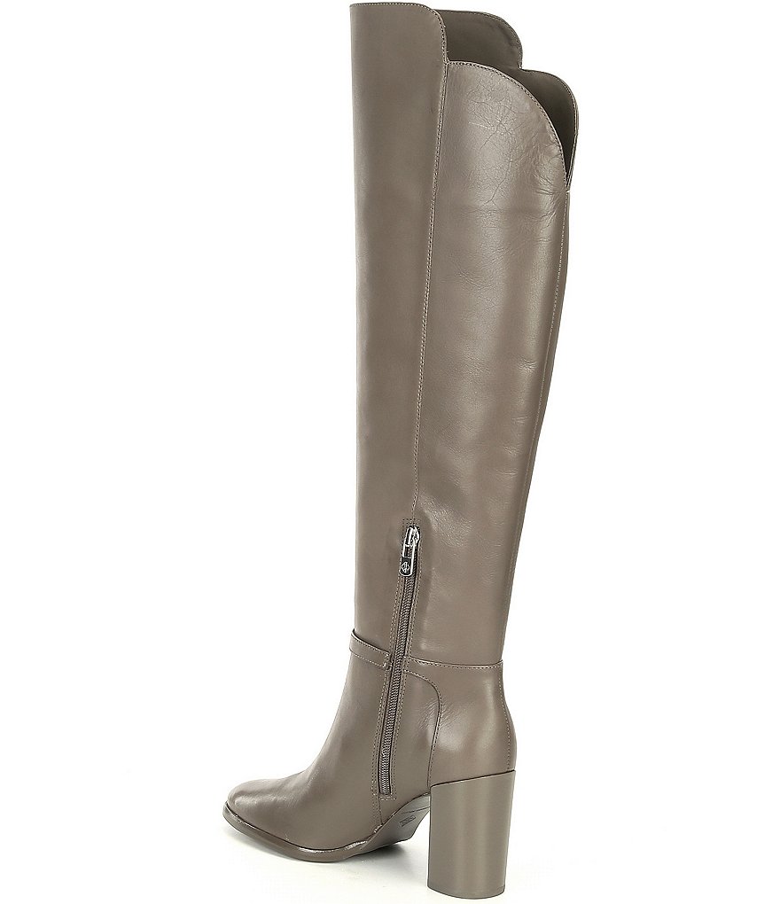 Antonio Melani Malindah Leather Block Heel Dress Boots