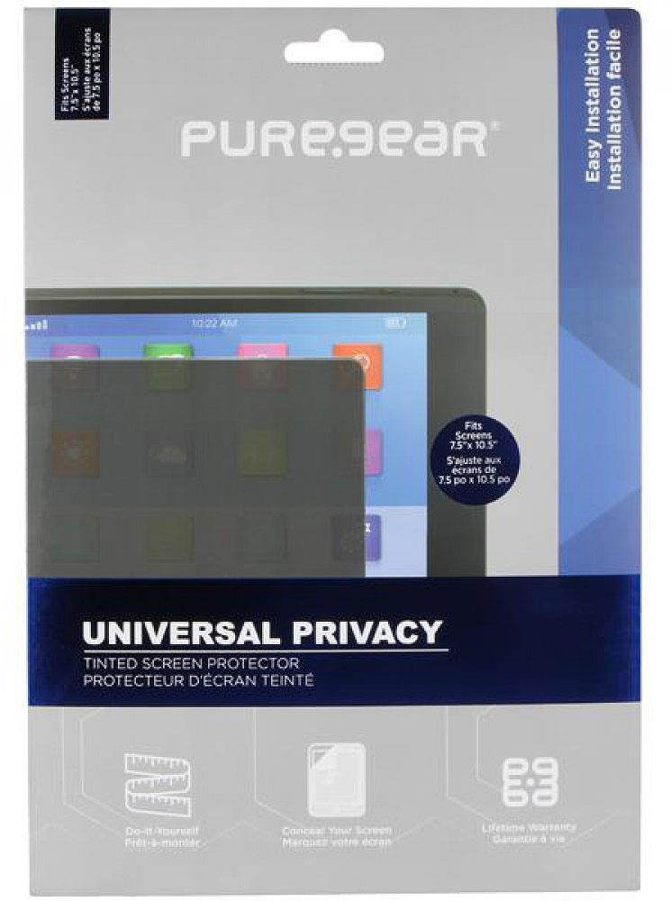 PureGear Universal Privacy Screen Protector for Tablets 7.5 to 10.5 inches