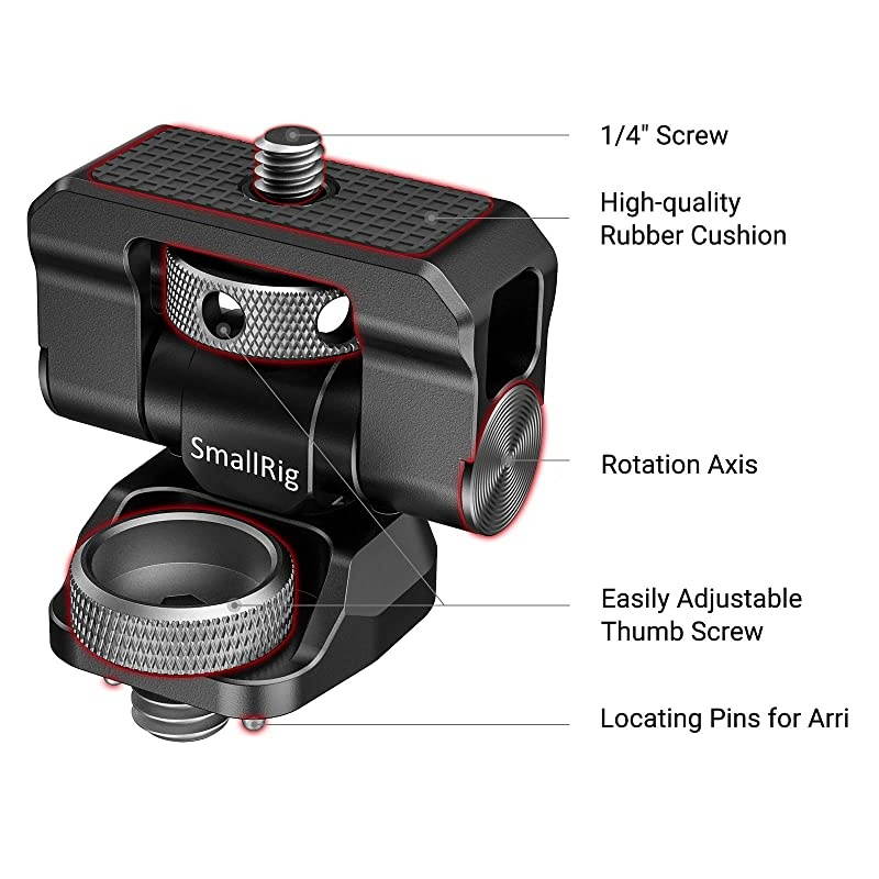 Swivel and Tilt Monitor Mount with ArriStandard Locating Pins BSE2348