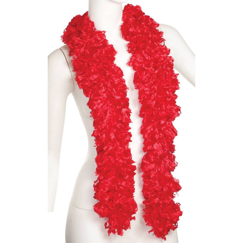 Featherless Boa Halloween Costume Wearable Accessory Red