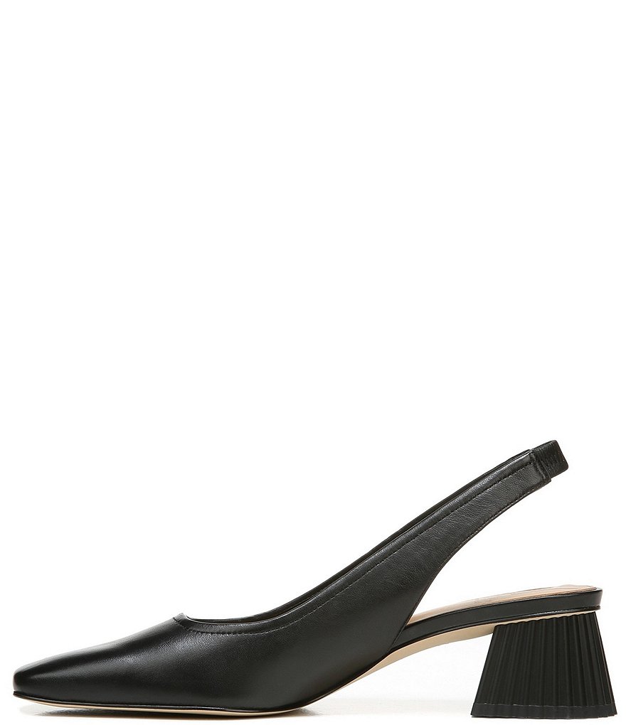 Sam Edelman Toren Leather Sculptural Heel Slingback Pumps