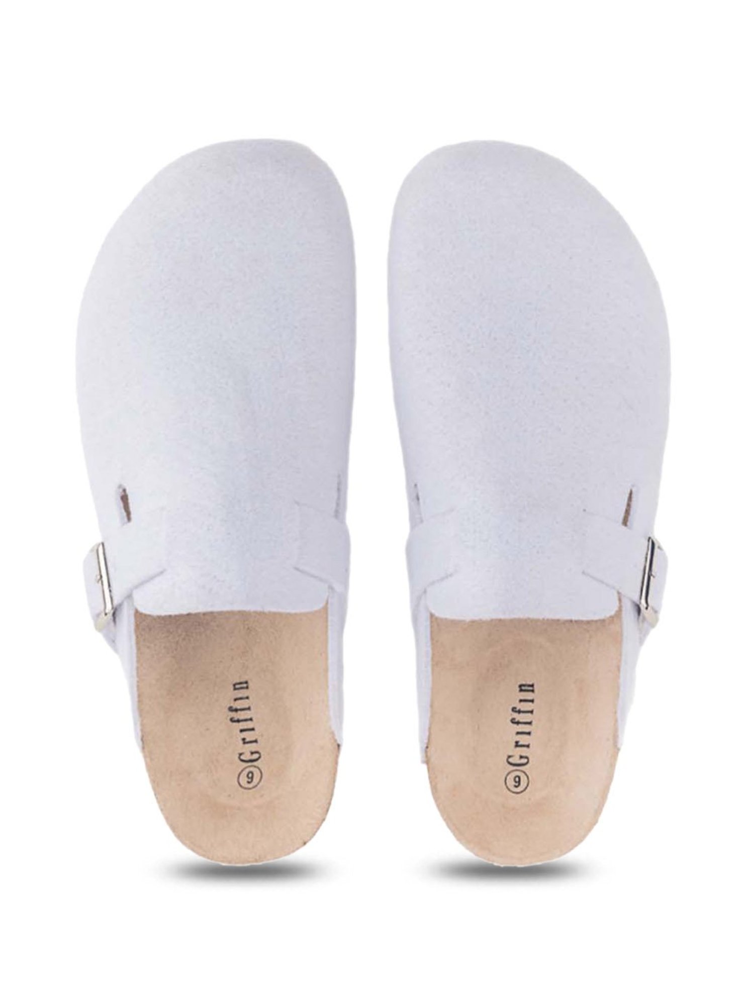 Griffin Men's Off White Mule Shoes