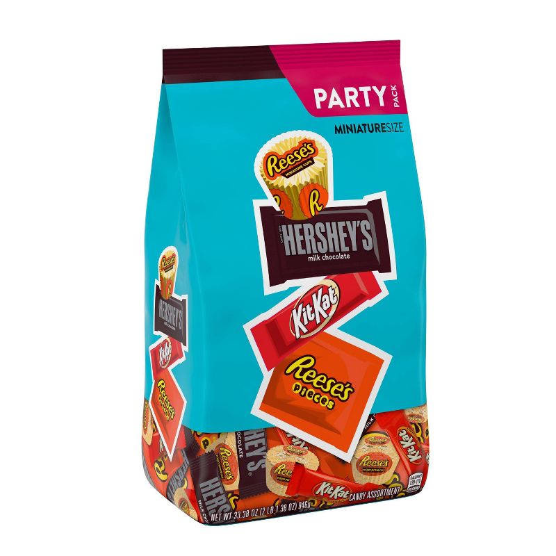 Hershey's, Reese's, Kit Kat Pieces Miniatures Assortment - 33.38oz
