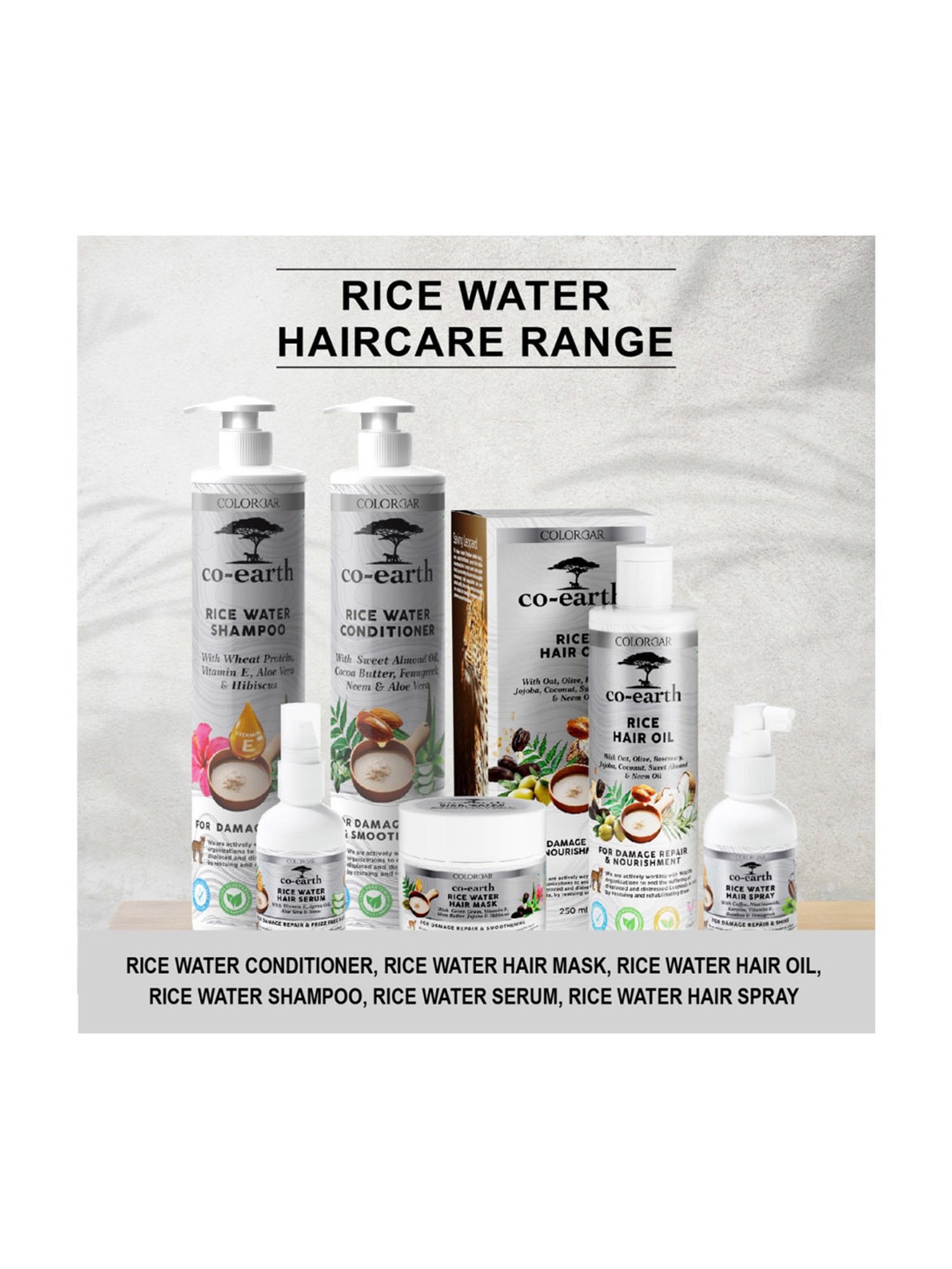 Colorbar Co-earth Rice Water Hair Mask - 200 gm