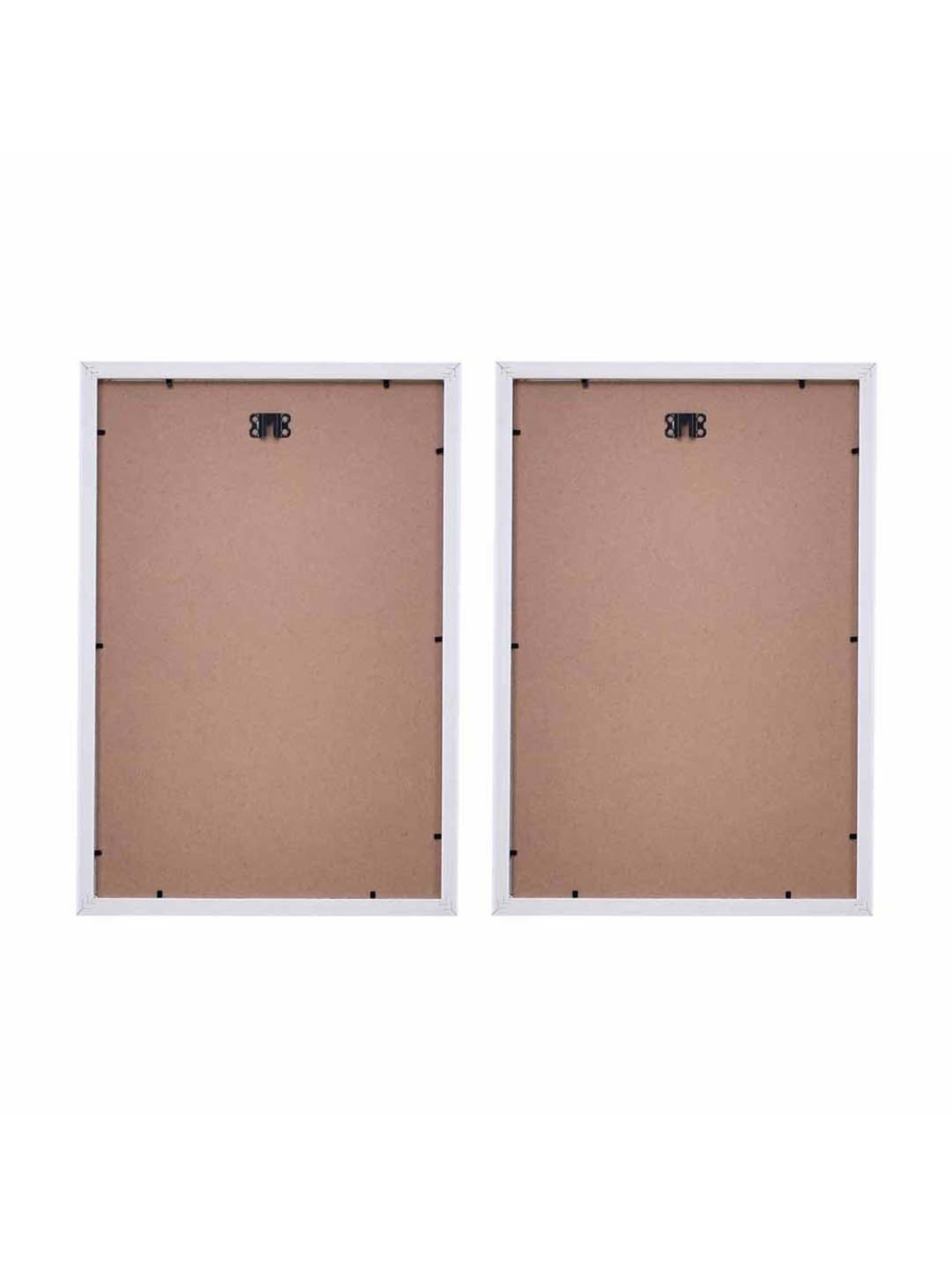 @Home Pink & Blue Mdf Lady In Hat 3D Wall Paintings - Set of 2