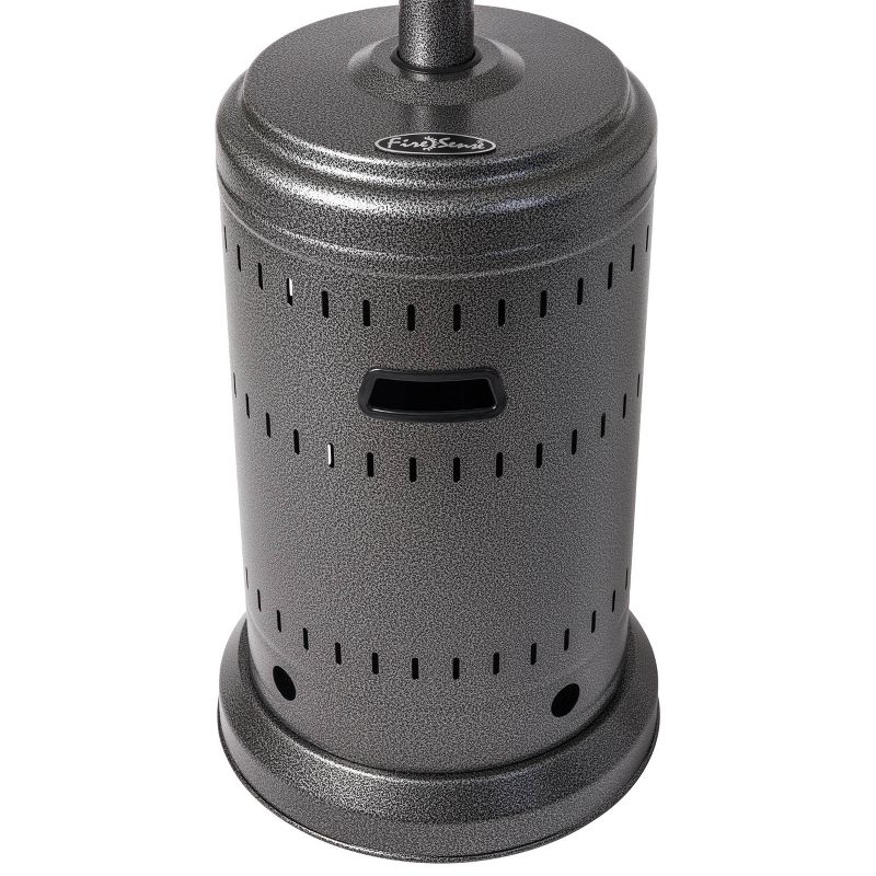 Commercial Patio Heater Hammered Platinum - Fire Sense