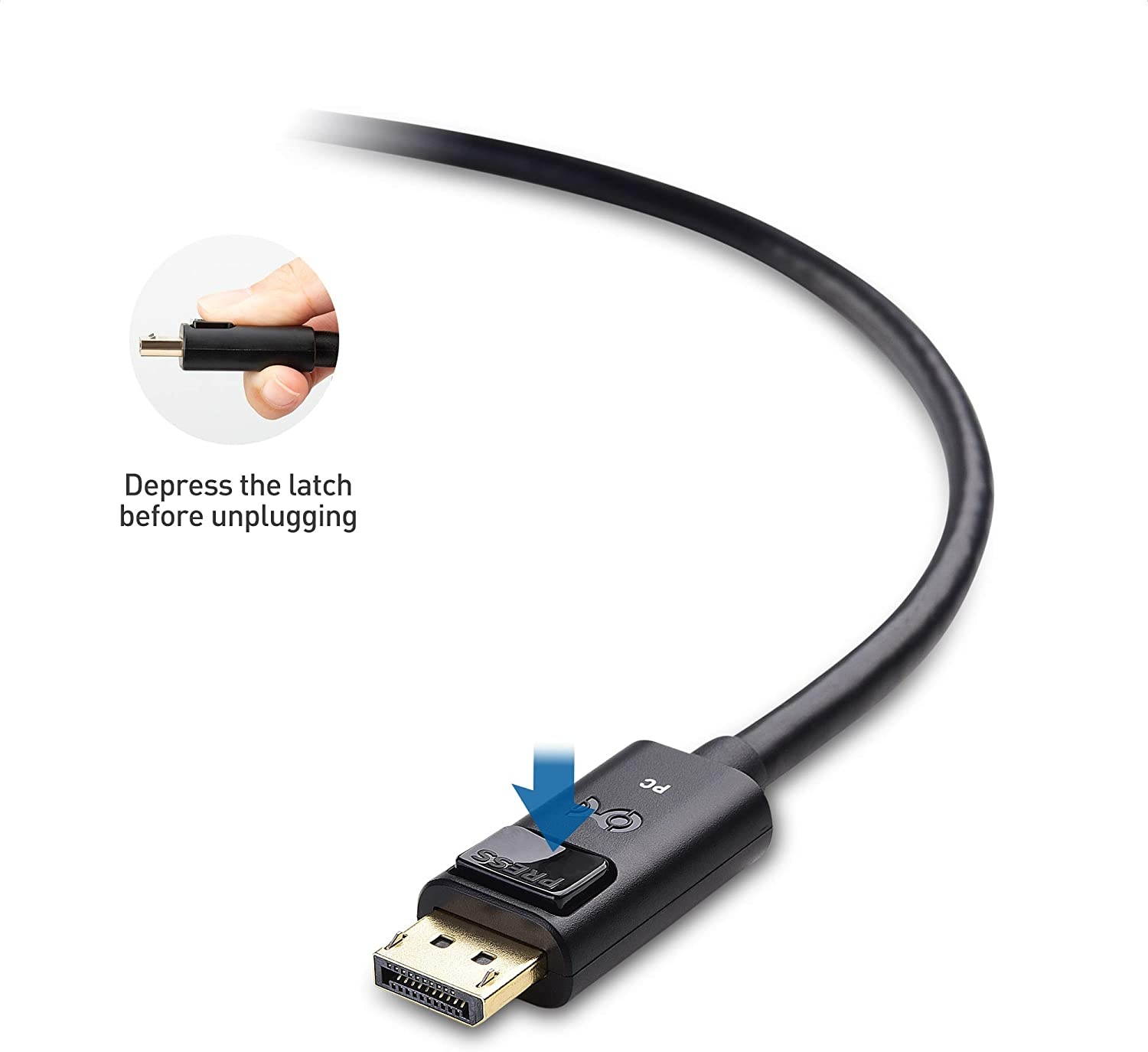Cable Matters Unidirectional Active DisplayPort Cable (DisplayPort 1.4 Cable) with 8K 60Hz Video and HDR Support in 25 ft / 7.5m
