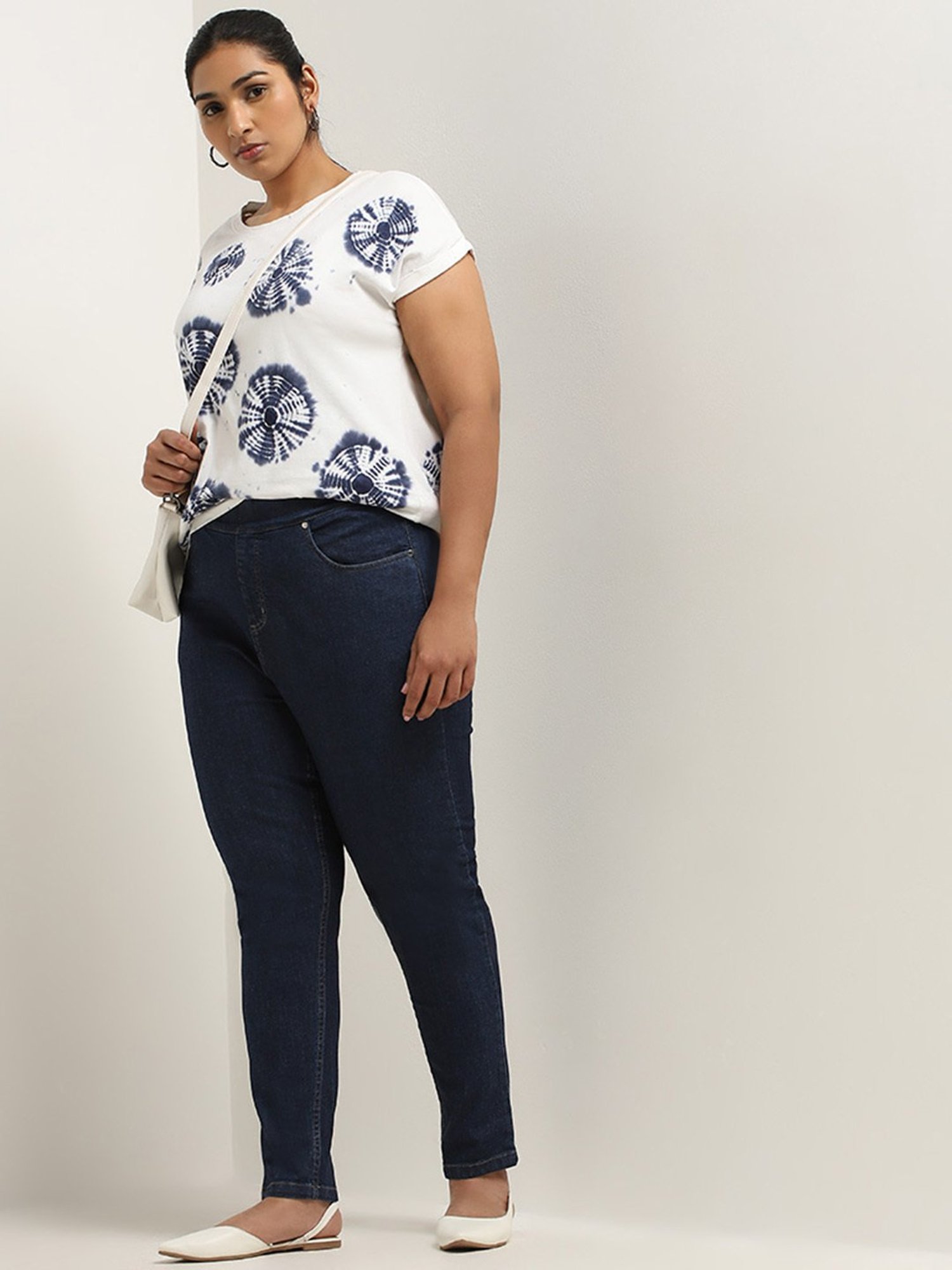 Gia by Westside Multicolour Tie-Dye Design Cotton T-Shirt