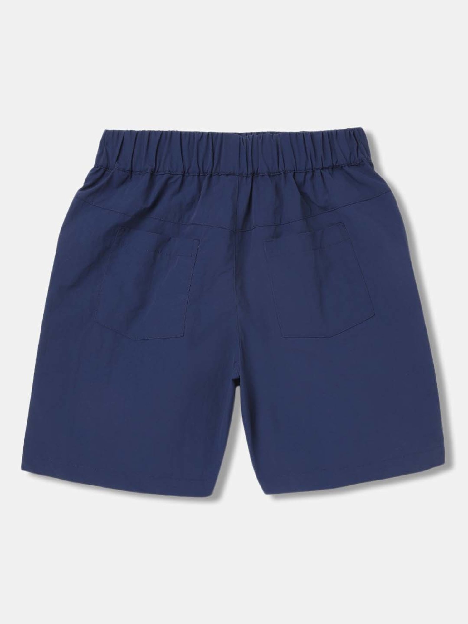 Blue Giraffe Kids Navy Printed Shorts