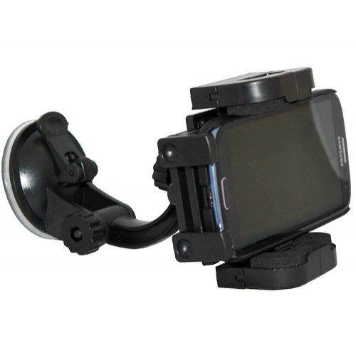 Xenda 360 degree Rotatable Universal Car Mount Windshield Cell Phone Holder Stand for AT&T Samsung GALAXY Note - Samsung GALAXY Note 2 SGH-I317 - Samsung Galaxy Rugby Pro - Samsung Galaxy S 3 SGH-i747