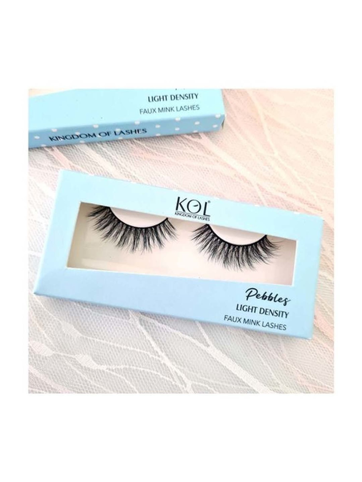 Kingdom Of Lashes Light Density Eyelashes Pebbles - 2 gm