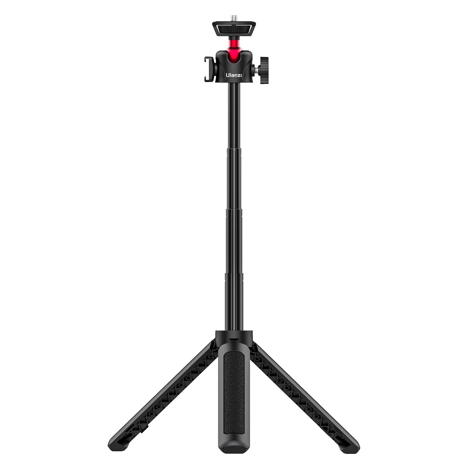 Ulanzi MT-16 Extendable Selfie Stick Tripod 4-Section 44cm/17.3in 2KG Payload with 360&deg; Swivel Ball Head Cold Shoe Universal 1/4 Screw for Phone Camera Microphone LED Light Mounting