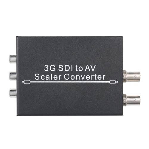 3G SDI to AV Scaler Converter HD SD L/R Analog Stereo Audio Converter