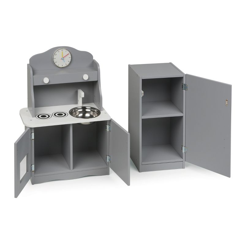 Kitchen Furniture Set for 18" Dolls - Gray/White