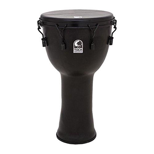 toca sfdmx9bm freestyle black mamba mechanically tuned 9inch djembe