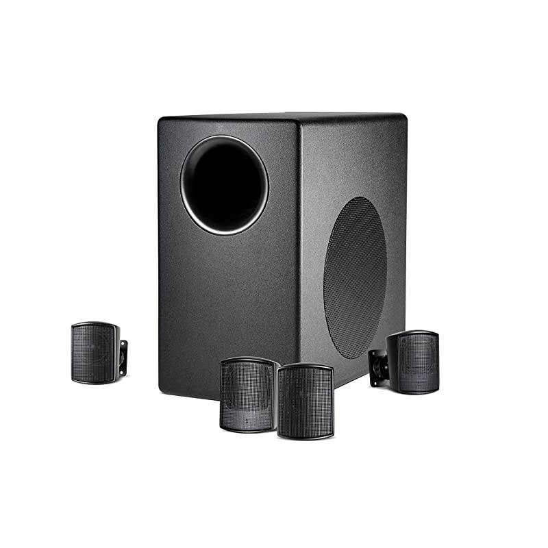 Surface Mount Subwoofer & Mini-Satellite Loudspeaker System, Black (C50PACK), White (C50 Pack)