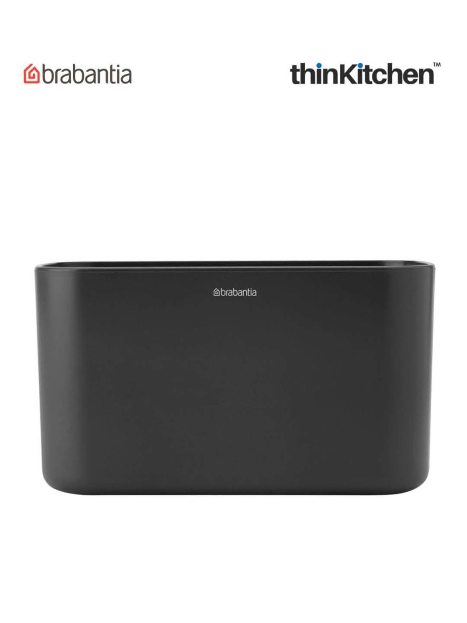 Brabantia Dark Grey Plastic Renew Bathroom Caddy