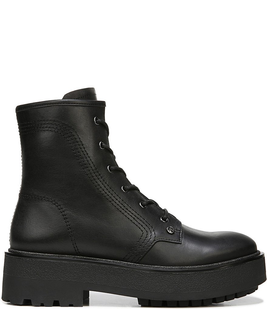 Franco Sarto Jensine Leather Combat Booties