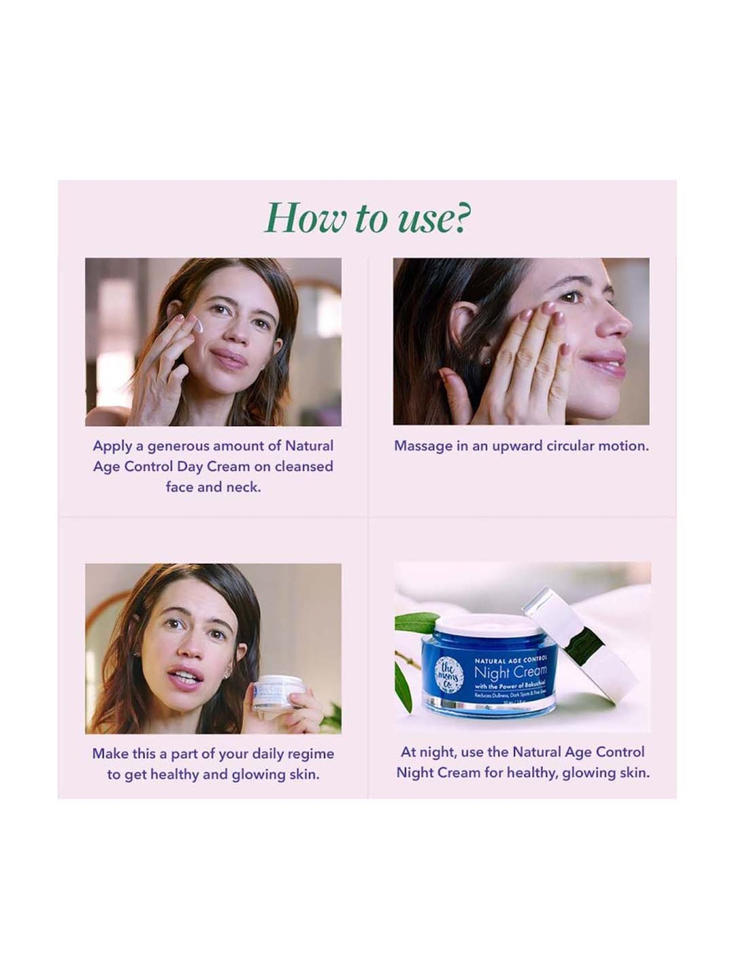 The Moms Co. Natural Age Control Day & Night Care Combo