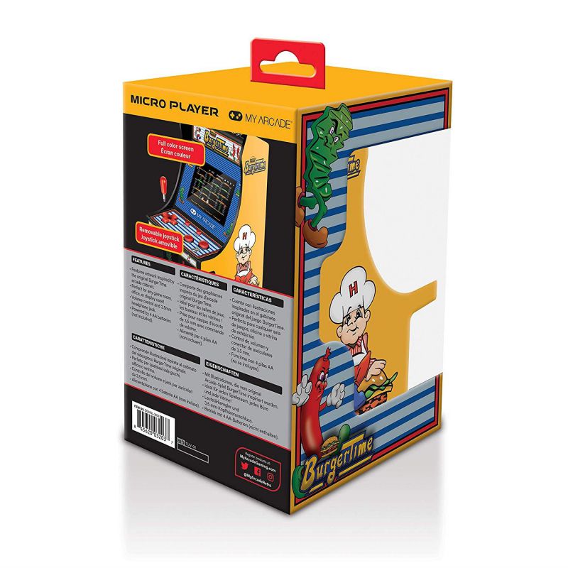 DREAMGEAR DG-DGUNL-3203 6 RETRO BURGERTIME MICRO ARCADE