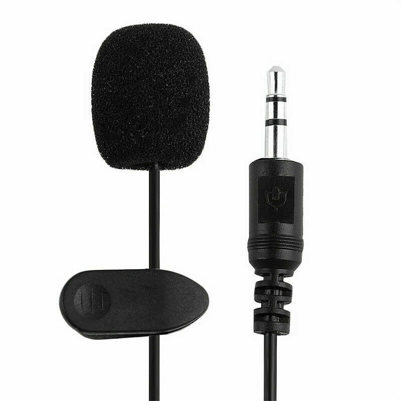 Microphone 3.5mm Mini Wired Clip On Lapel Collar Microphone Mic For Cameras PC Laptop Lound Speaker Recording Studio Karaoke Mic