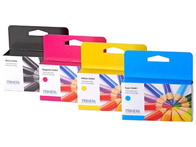 Primera Technology - 053428 - Primera Ink Cartridge - Cyan, Yellow, Magenta, Black - Inkjet - 4 / Pack
