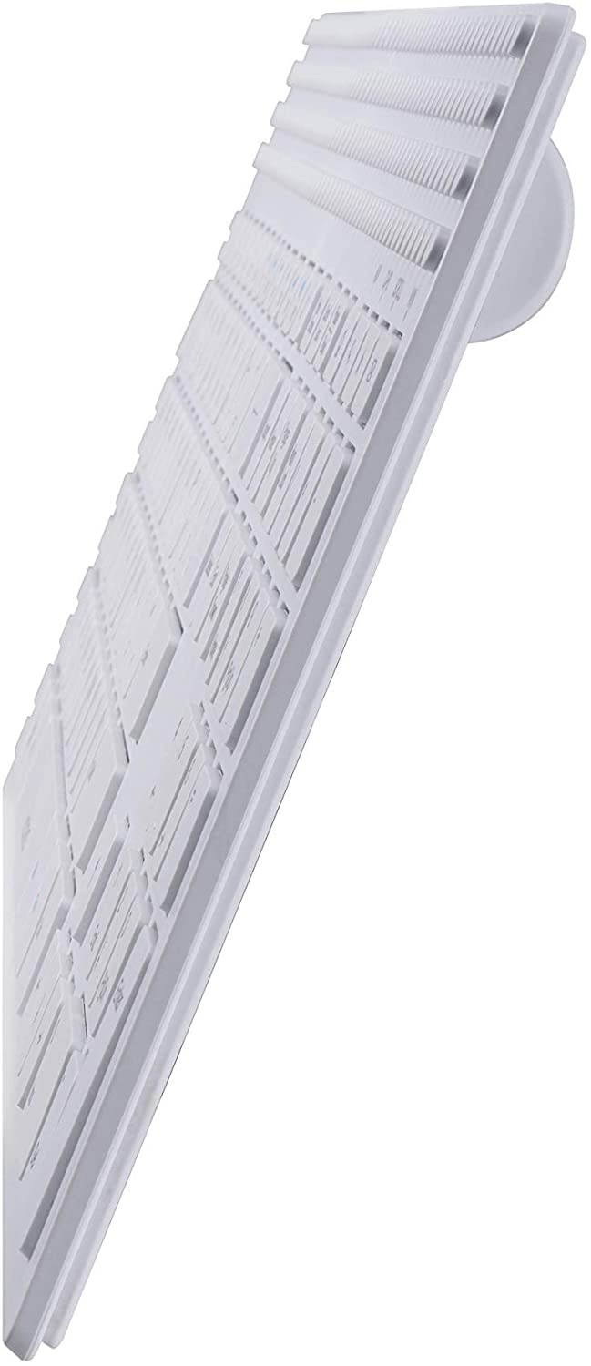 i-rocks IRK23 W Ultra-Slim Wired Keyboard with Customizable Lego Building Blocks, Scissor Switch Key and Shortcut Keys - Full-Sized Keyboard with Numeric Keypad for Windows PC