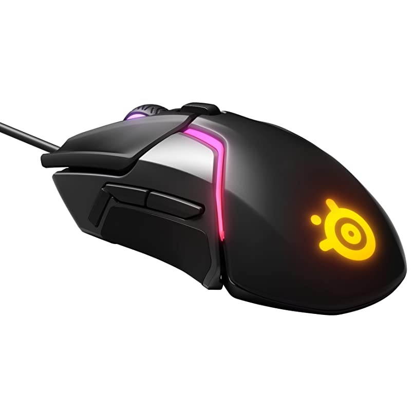 Rival 600 Gaming Mouse 12000 CPI TrueMove3+ Dual Optical Sensor 005 LiftOff Distance Weight System