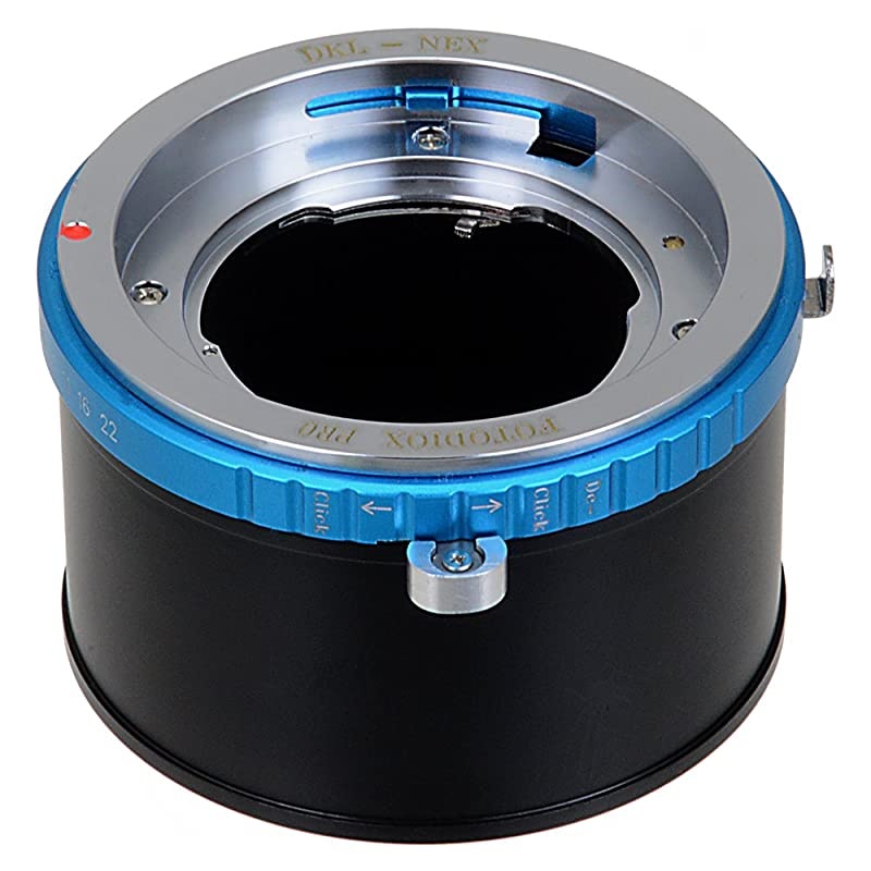 Pro Lens Mount Adapter with Aperture Control Ring DeckelBayonett Deckel Bayonet DKL Mount Lenses to Sony NEX EMount Camera Bodies APSC Full Frame Such as NEX5 NEX7 a7