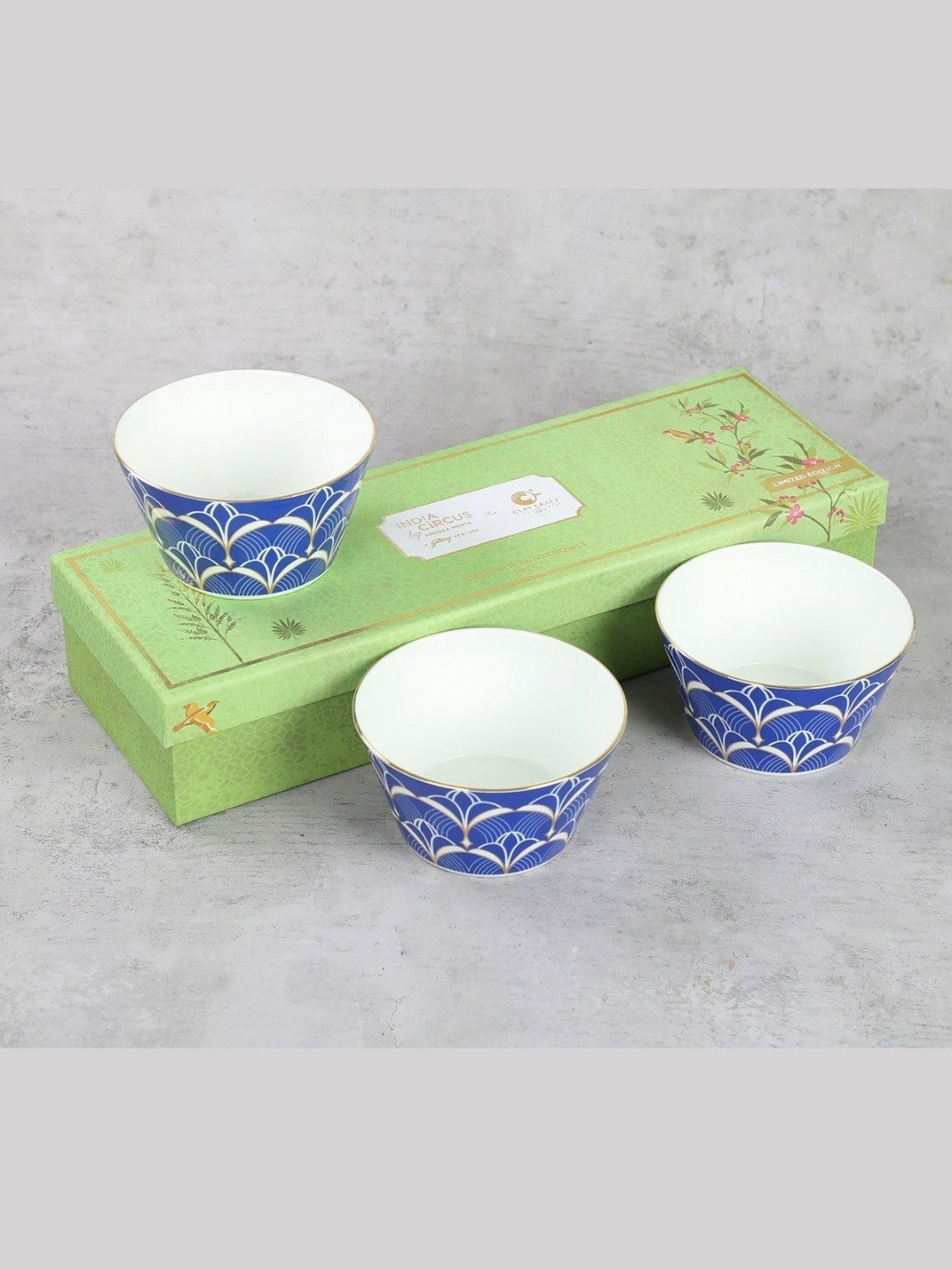 BlackCarrot Black & White Ceramic Dip Bowls Set of 2